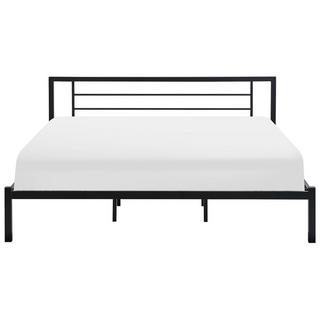 Beliani Letto con rete a doghe en Acciaio Moderno CUSSET  