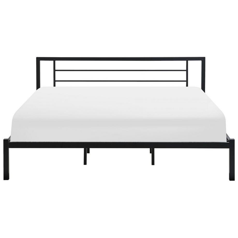 Beliani Letto con rete a doghe en Acciaio Moderno CUSSET  