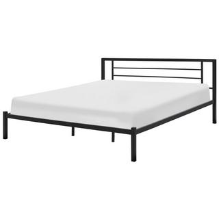 Beliani Bett mit Lattenrost aus Stahl Modern CUSSET  