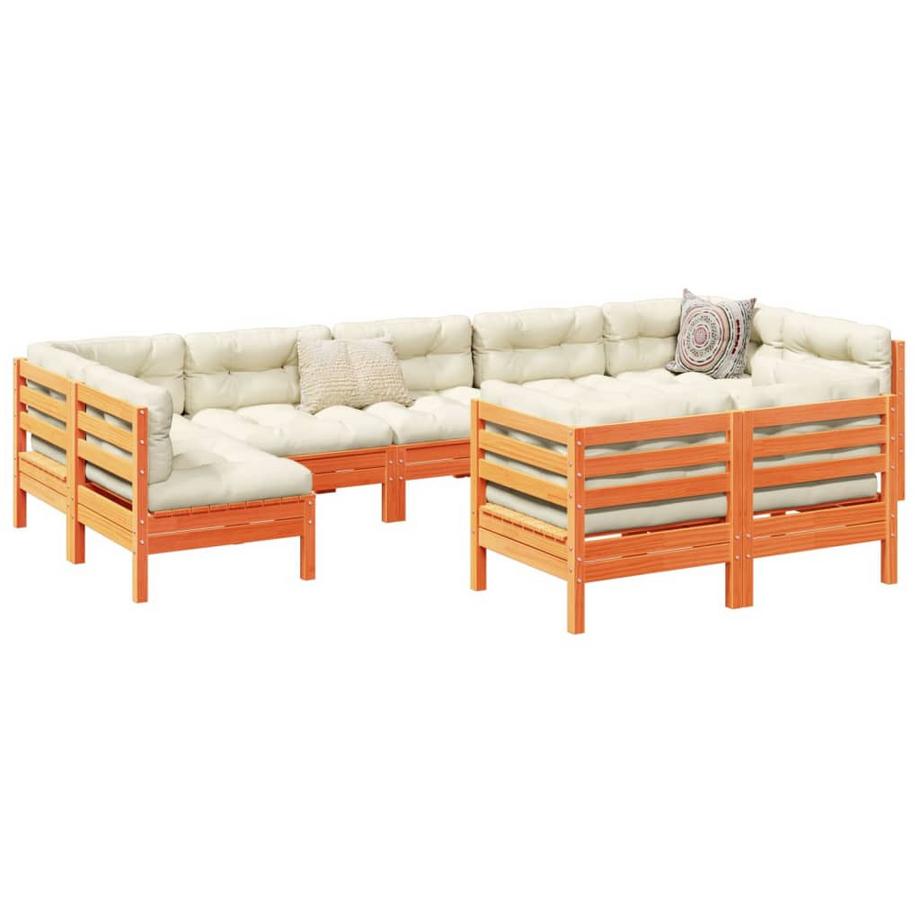 VidaXL set divano da giardino Legno di pino  