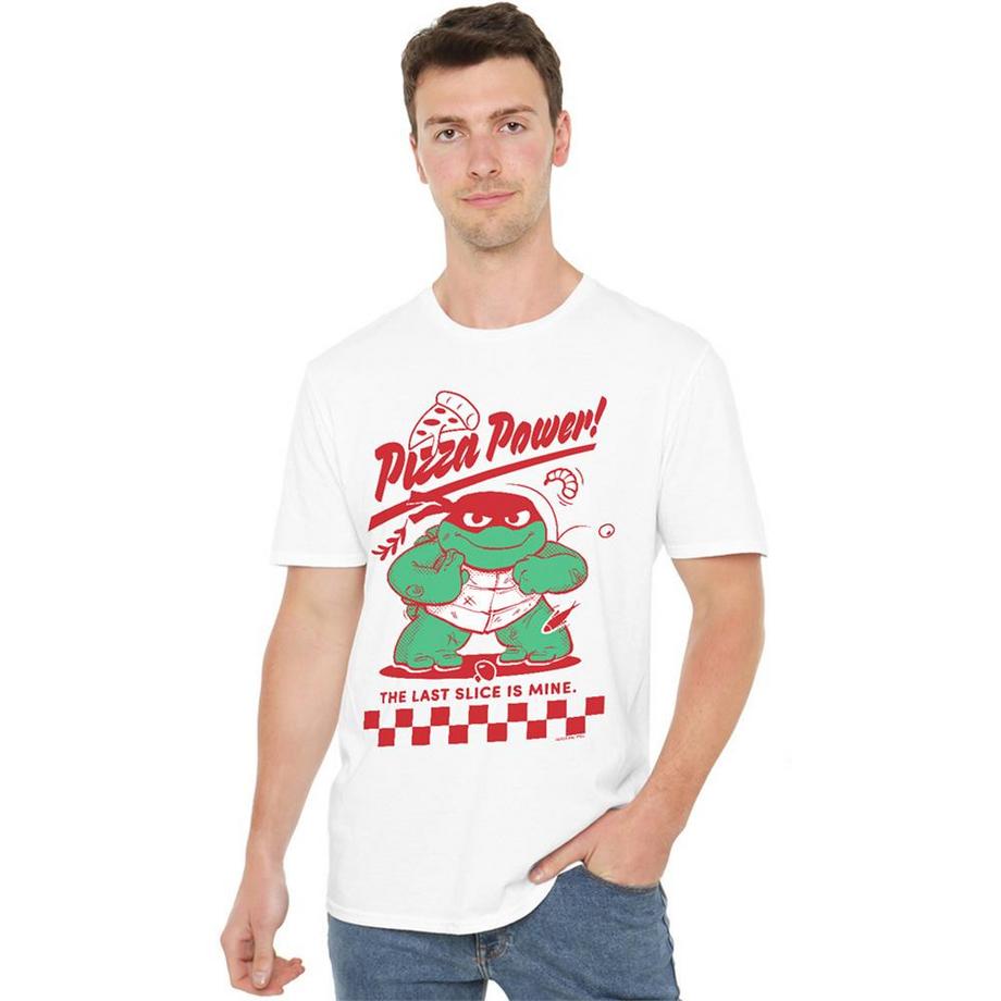 TEENAGE MUTANT NINJA TURTLE  Pizza Power Maglietta Raffaello 