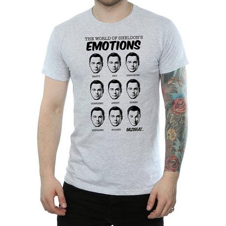 The Big Bang Theory Sheldon T-Shirt Stampata Slim Fit  