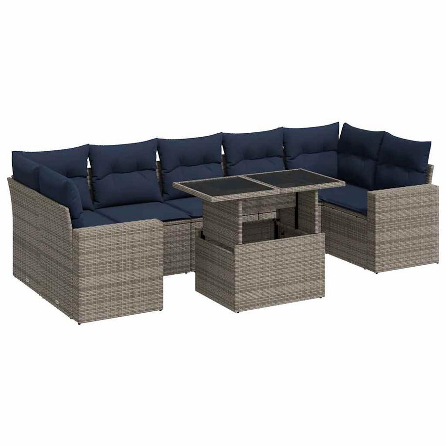 Garten sofagarnitur poly-rattan