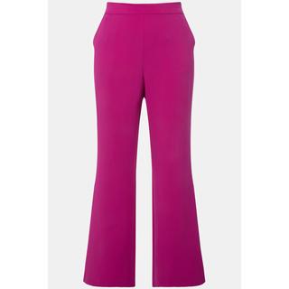 Ulla Popken Pantalon de tailleur jambe droite large taille élastique  