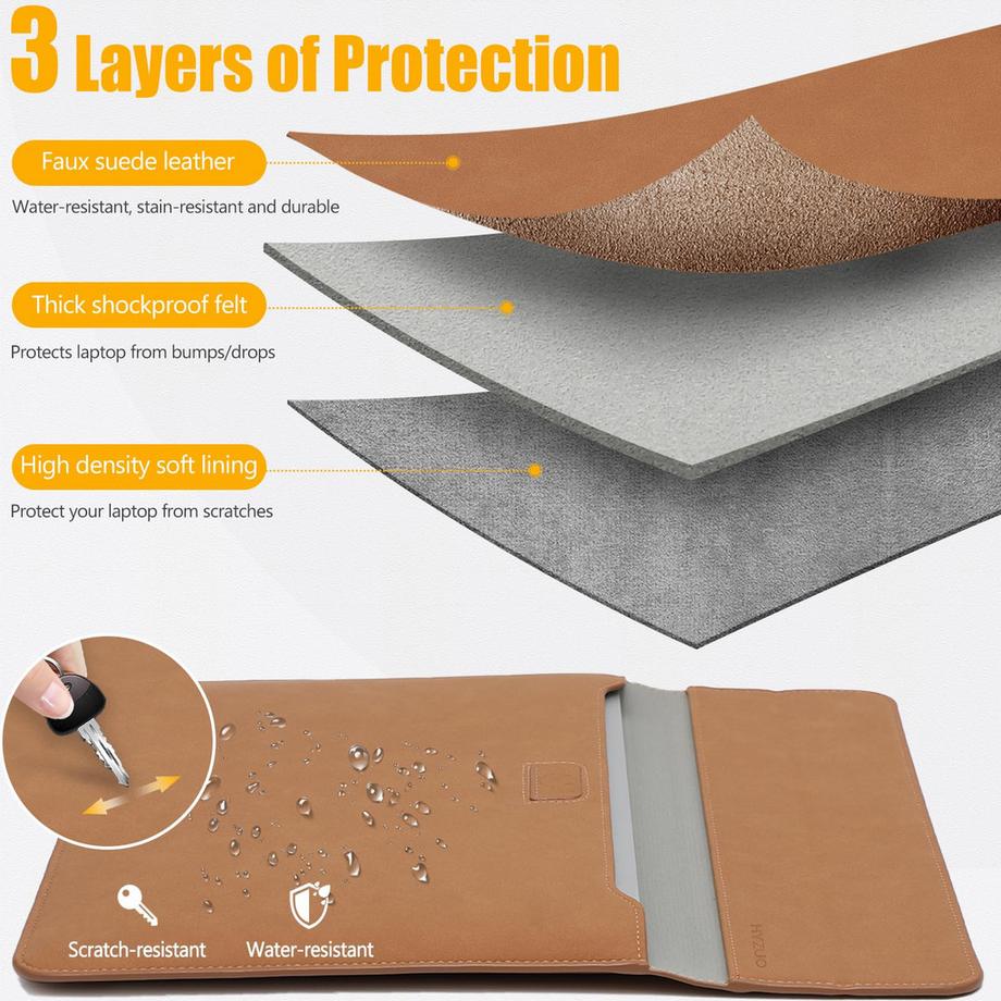 Only-bags.store Custodia per laptop con funzione di supporto  