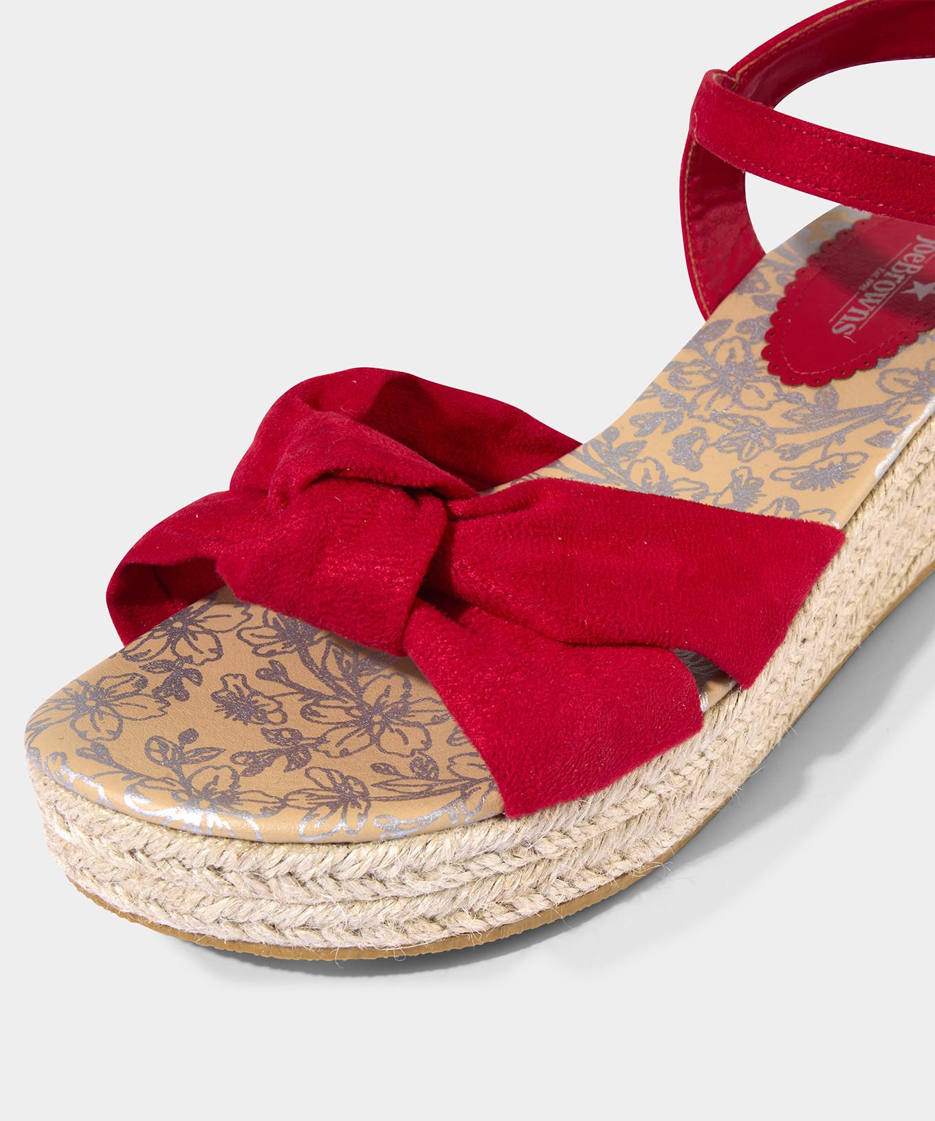 Joe Browns  Espadrille-Sandalen mit Knöchelriemen in Plaform 