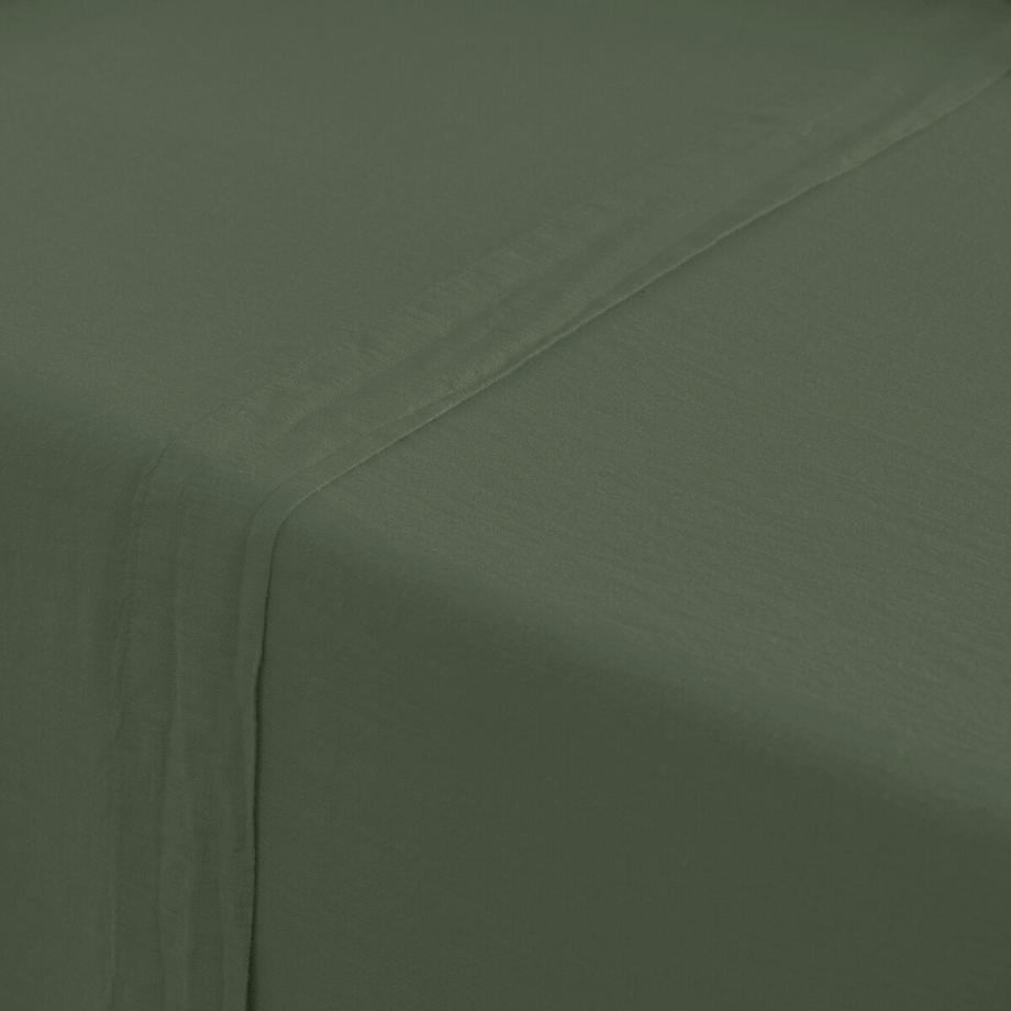 La Redoute Intérieurs Linot Drap Plat en Lin Lavé  