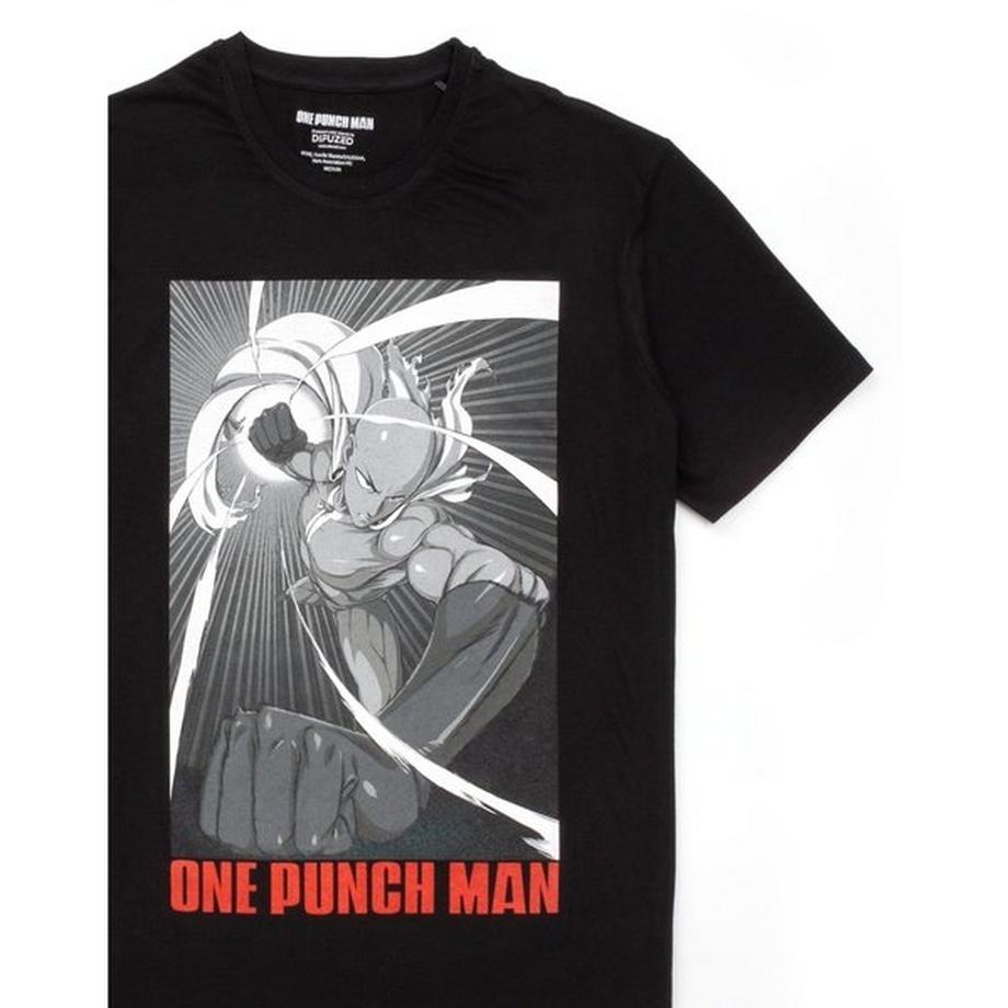 One Punch Man Saitama Grafikdruck T-Shirt  