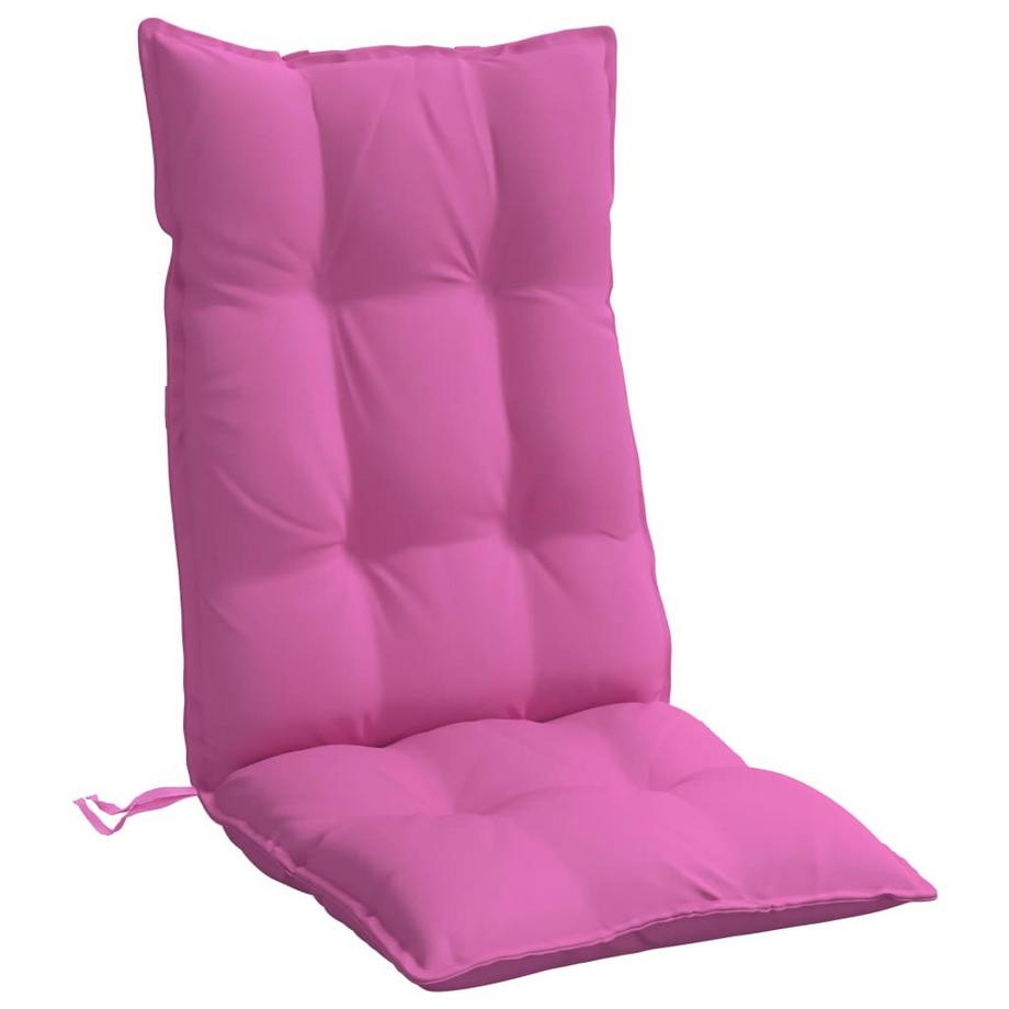 VidaXL Coussin de chaise à dossier haut tissu  