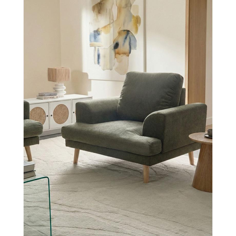 Beliani Fauteuil en Tissu Moderne KILDAL  