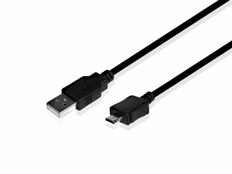 SBS  1m USB2.0/MicroUSB cavo USB USB A Micro-USB A Nero 