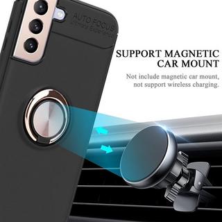 Cadorabo  Housse compatible avec Samsung Galaxy S21 PLUS - Coque de protection avec anneau de focalisation en silicone TPU 