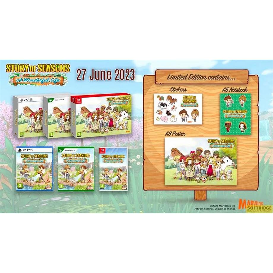 Marvelous  Story of Seasons: A Wonderful Life - Limited Edition 