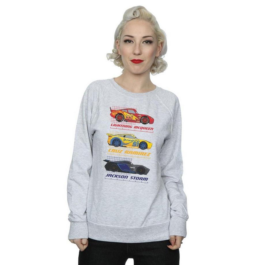 Disney Cars Lightning McQueen Cruz Ramirez Jackson Storm Sweatshirt  