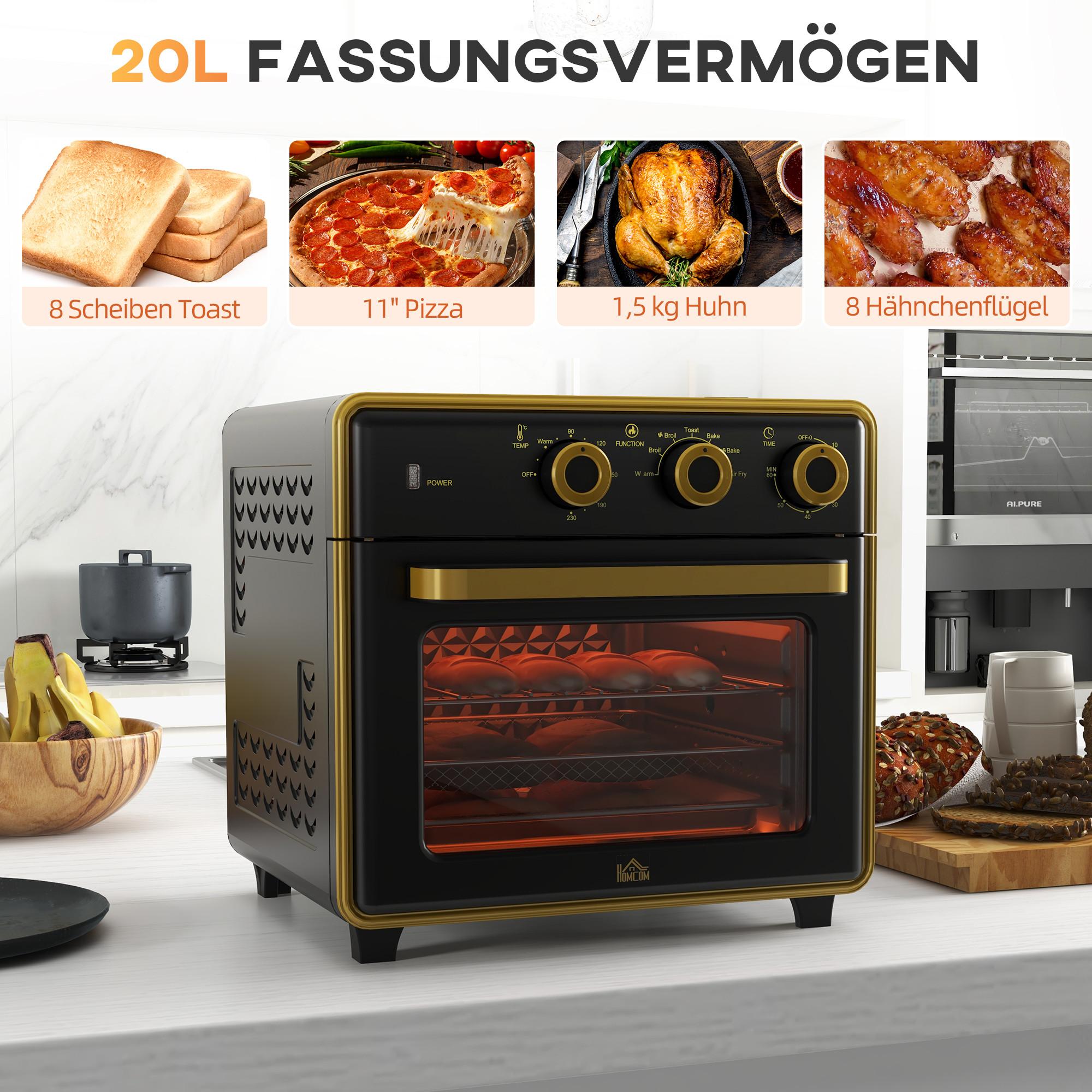 HOMCOM  Minibackofen 20L 