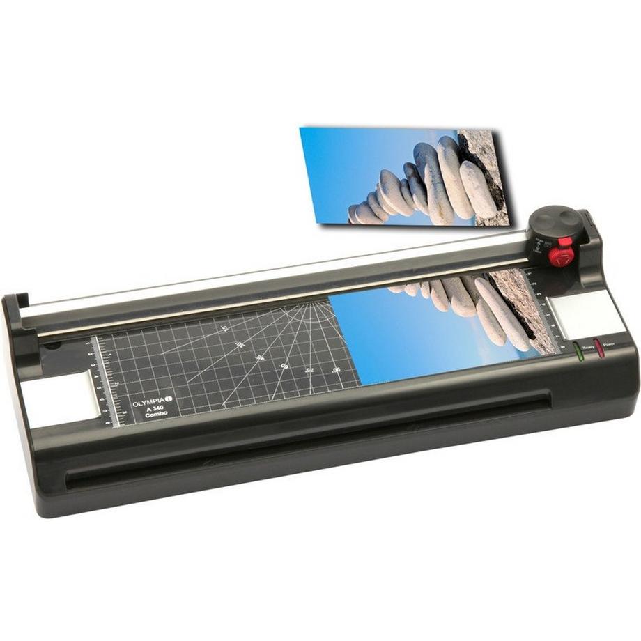 Olympia A 340 Laminator/Cutter Combo - black  