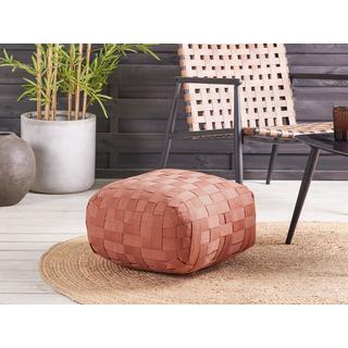 Beliani Pouf en Matière synthétique Moderne BODLA  