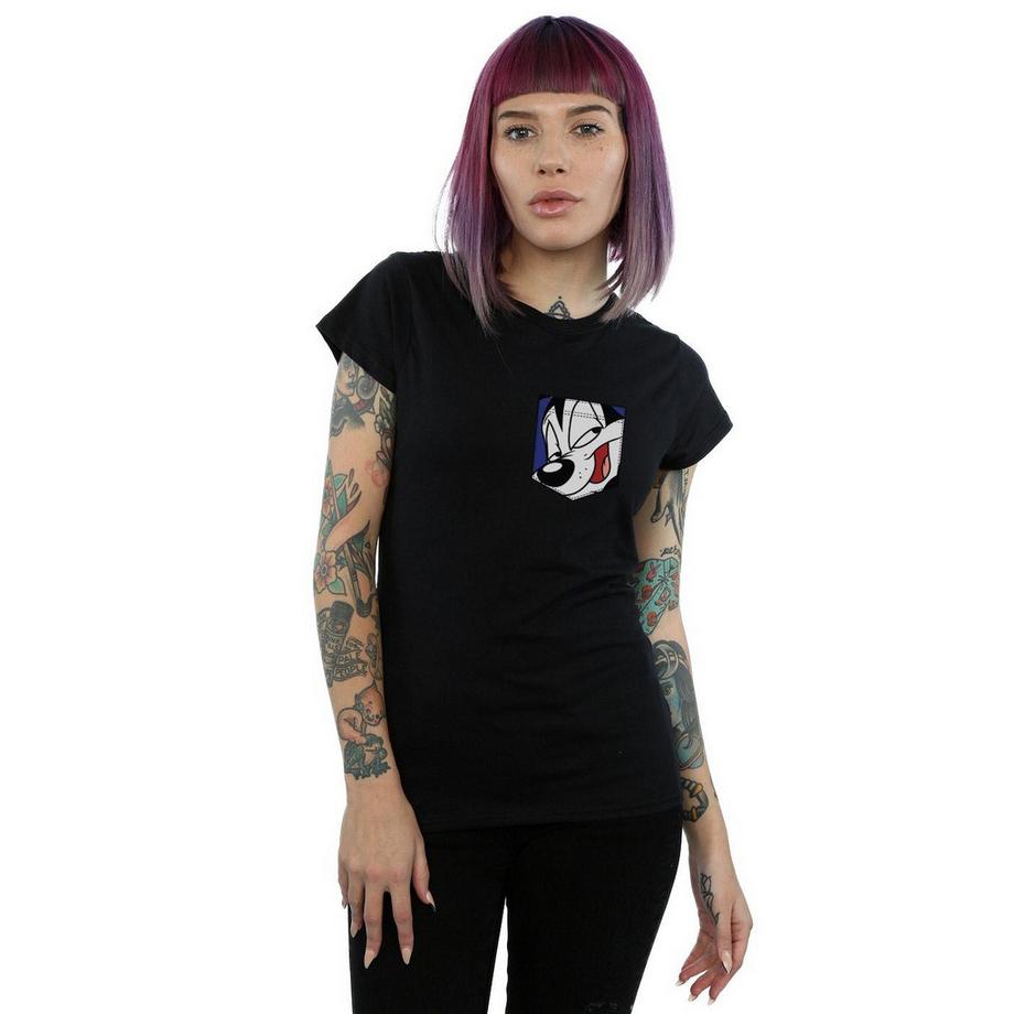 LOONEY TUNES Sylvester the Cat T-Shirt à Poche  