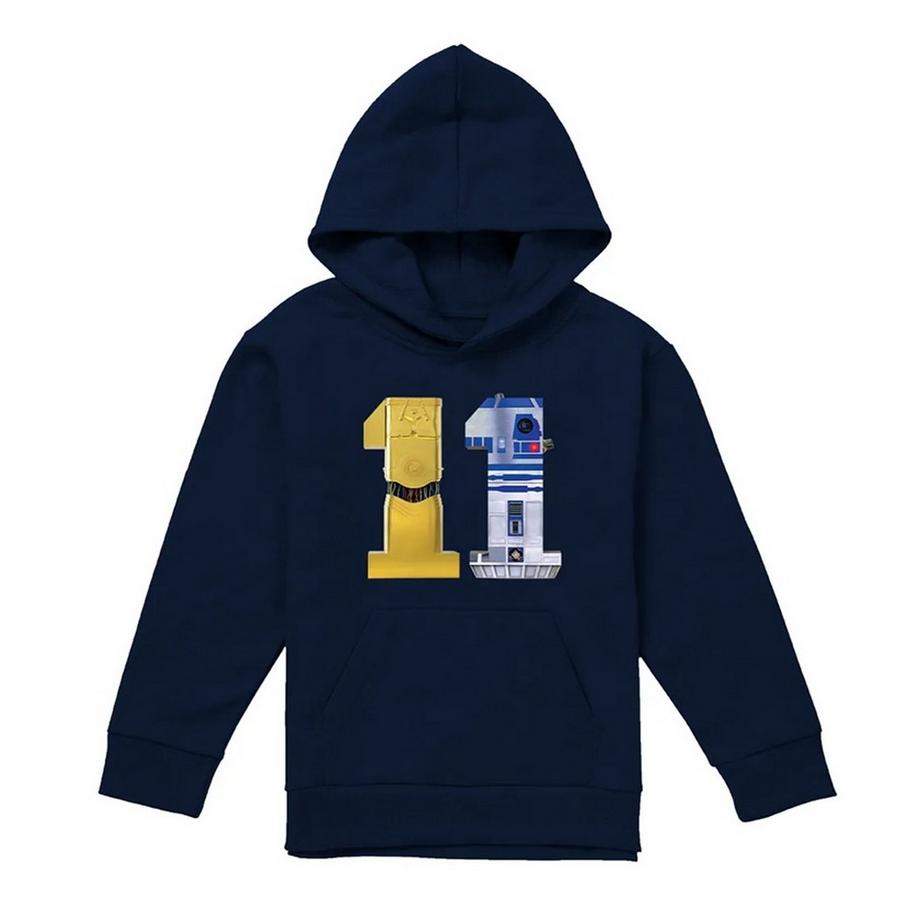 11 Felpa Con Cappuccio C3po R2d2