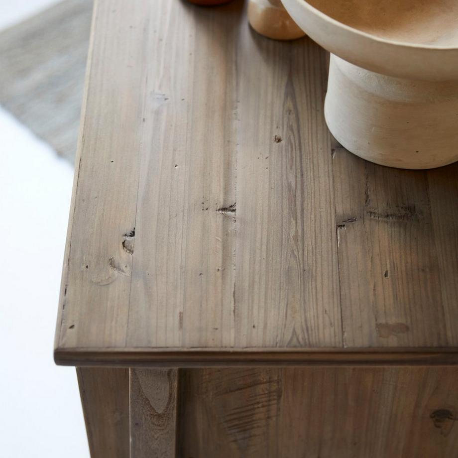 Tikamoon  Anrichte aus recyceltem, massivem Kiefer- und Ulmenholz 155 cm Hazel 