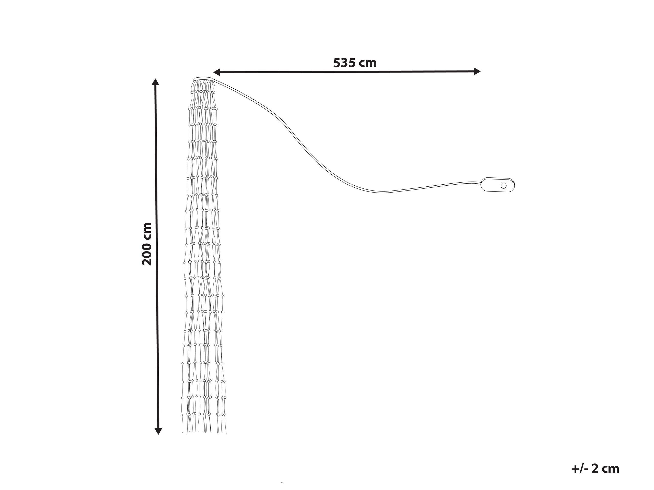 Beliani Lichterkette aus Kunststoff SAARLOQ  