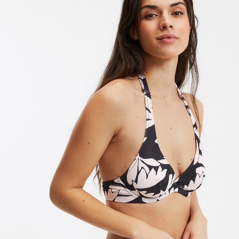 La Redoute Collections Bedrucktes Foulard Bikini Oberteil  