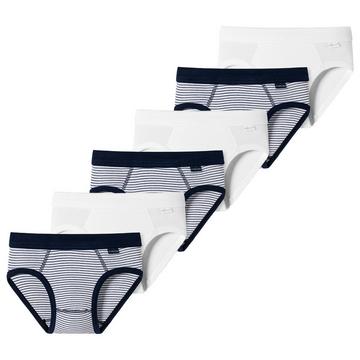 6er Pack Kids Boys Feinripp Organic Cotton - Sportslip