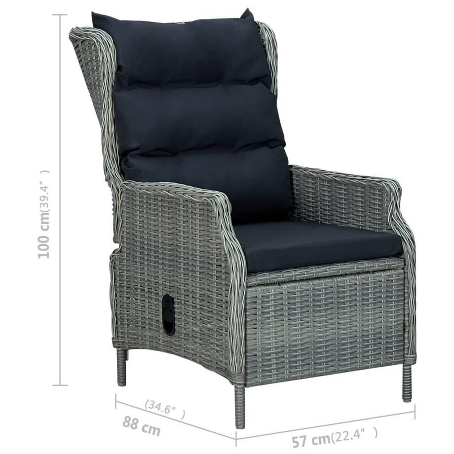 VidaXL Garten-essgruppe poly-rattan  