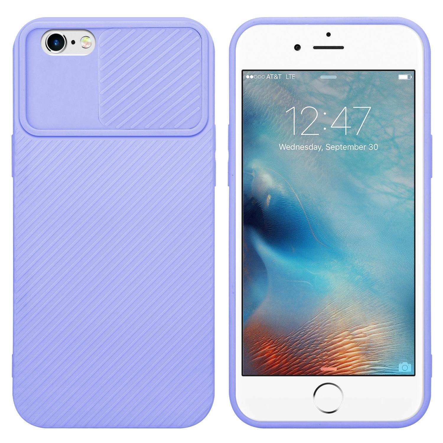 Cadorabo  Housse compatible avec Apple iPhone 6 / 6S - Coque de protection en silicone TPU flexible et avec protection pour appareil photo 