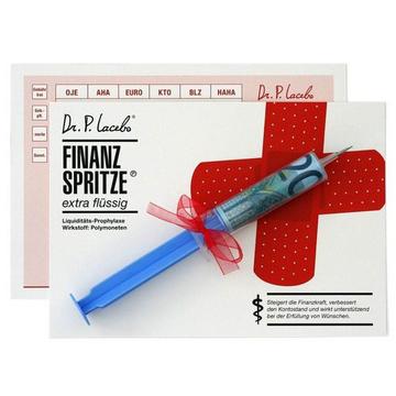 Finanzspritze für Geldgeschenke & Spardose - Kontofiller, extra flüssig