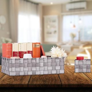 Northix Set di 8 cestini portaoggetti in plastica  