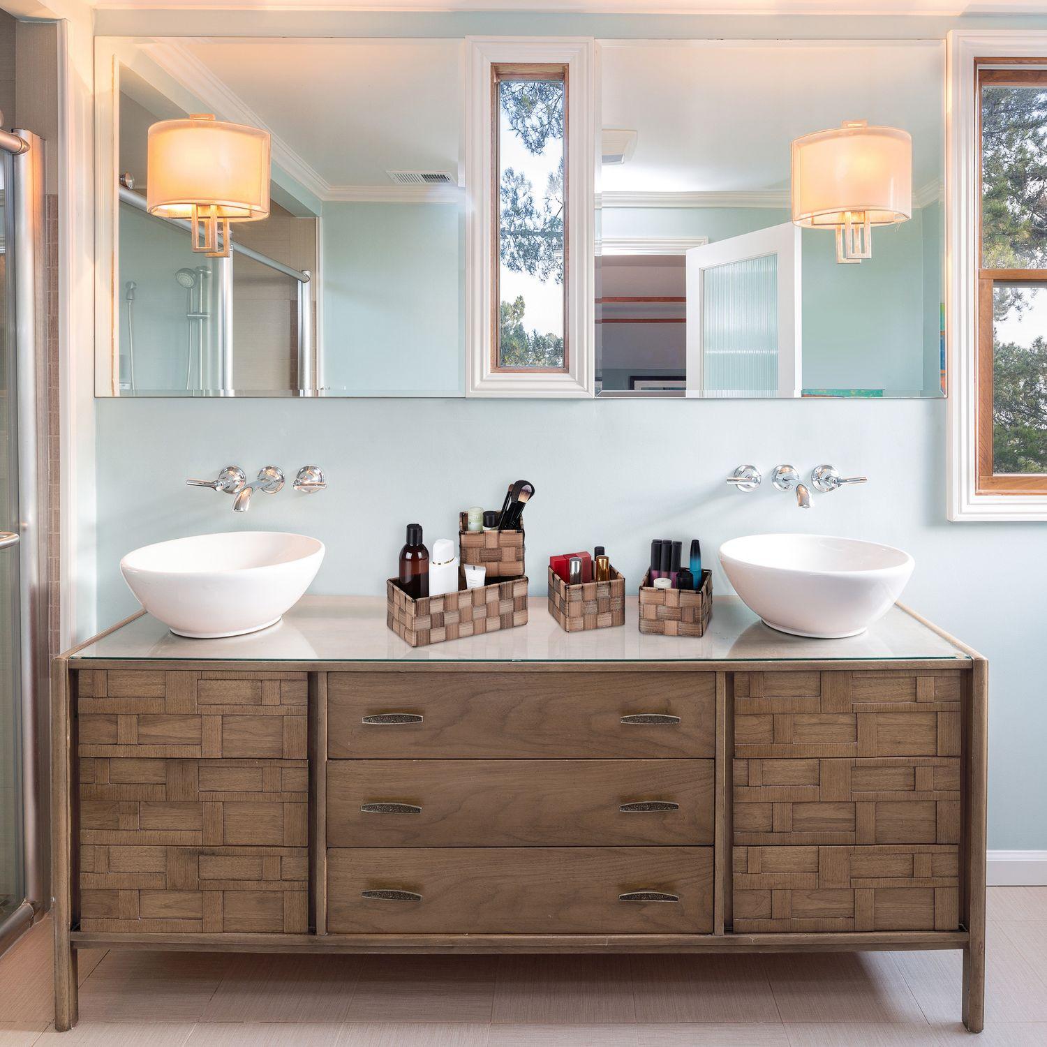 Northix Set di 8 cestini portaoggetti in plastica  