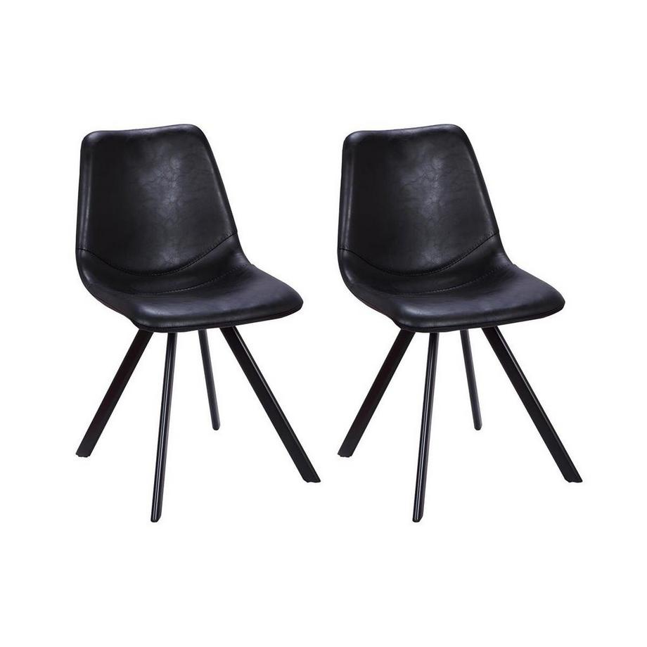 Lot de 2 chaises LUBINE Simili