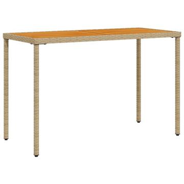 Table de jardin rotin synthétique