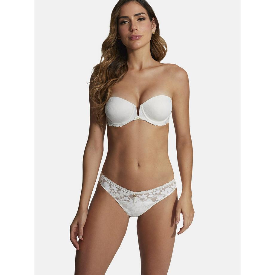 Selmark Gabrielle Hochzeit Vorgeformter Gepolsterter Bügel-Bandeau-BH  