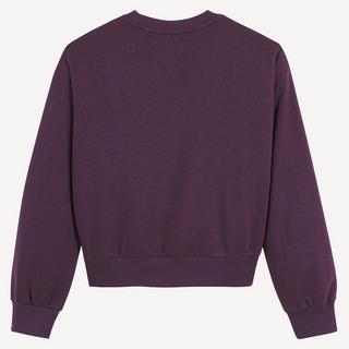 La Redoute Collections  Bedrucktes und besticktes Sweatshirt mit Rundhalsausschnitt aus Molton 