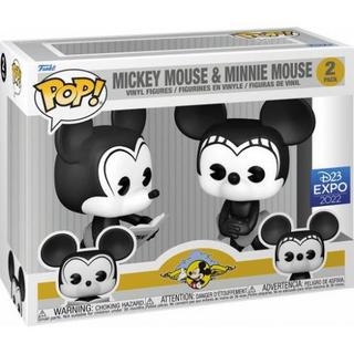 Funko  Funko POP! Disney Plane Crazy Mickey / Minnie Mouse 2PK EXM 