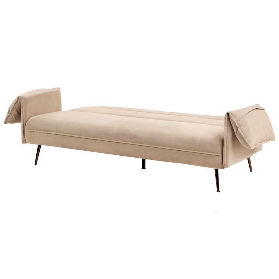Beliani Canapé-lit en Tissu Rétro VAYLA  