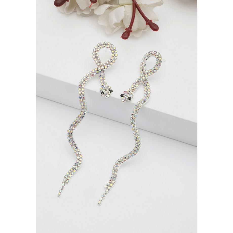 AVANT-GARDE PARIS  Boucles d'oreilles goutte serpent 