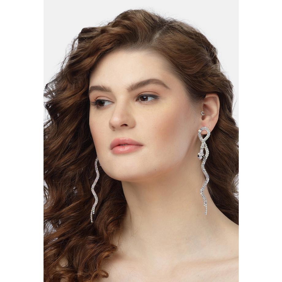 AVANT-GARDE PARIS  Boucles d'oreilles goutte serpent 