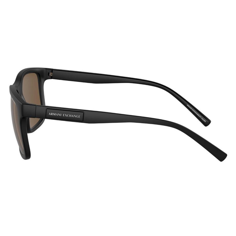 Armani Exchange Occhiali da Sole Rettangolari Monocromatici  