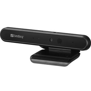 Sandberg  Face-ID 1080p Webcam 2 MP 1920 x 1080 Pixel USB 3.2 Gen 1 (3.1 Gen 1) Schwarz 