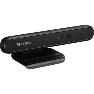 Sandberg  Face-ID 1080p webcam 2 MP 1920 x 1080 Pixel USB 3.2 Gen 1 (3.1 Gen 1) Nero 