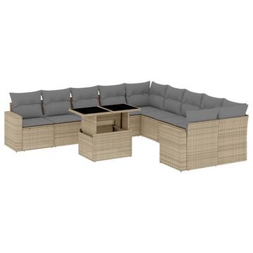 Garten sofagarnitur poly-rattan