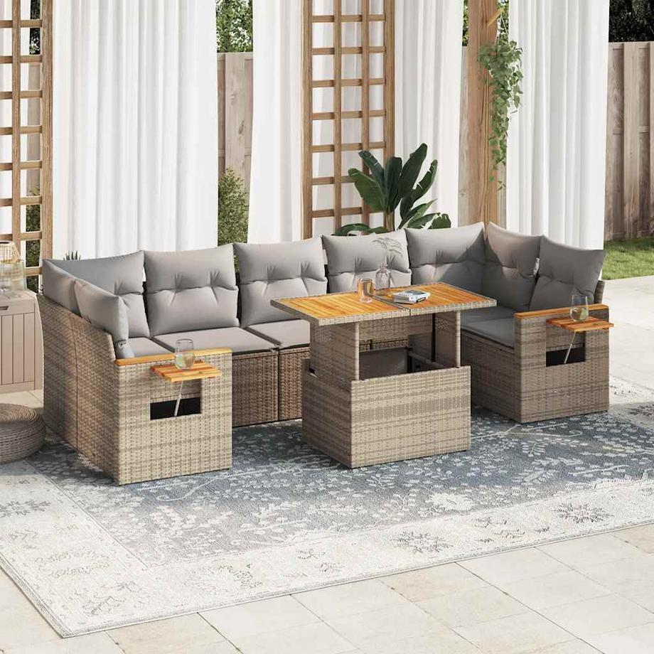 VidaXL Garten sofagarnitur poly-rattan  