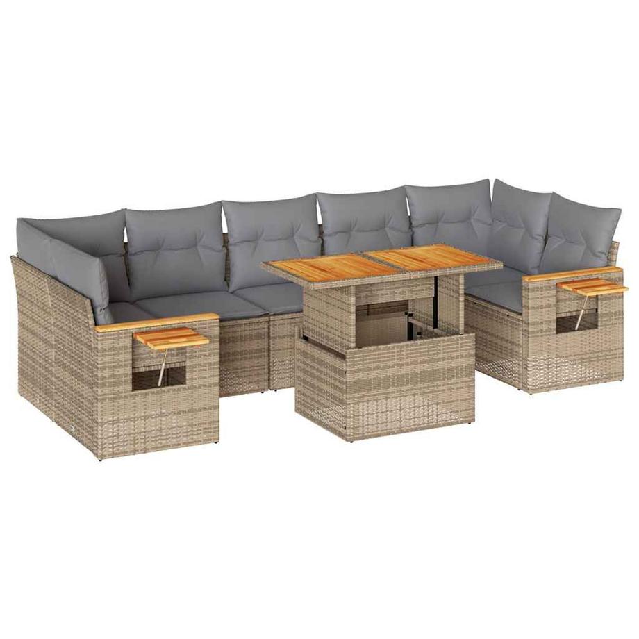 Garten sofagarnitur poly-rattan