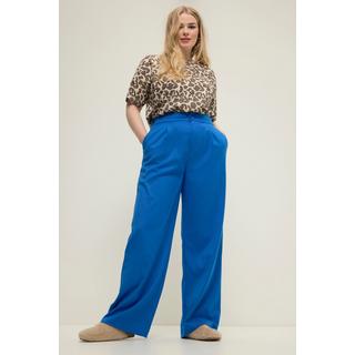 Studio Untold  Pantalon taille haute à jambes larges et taille partiellement élastique 