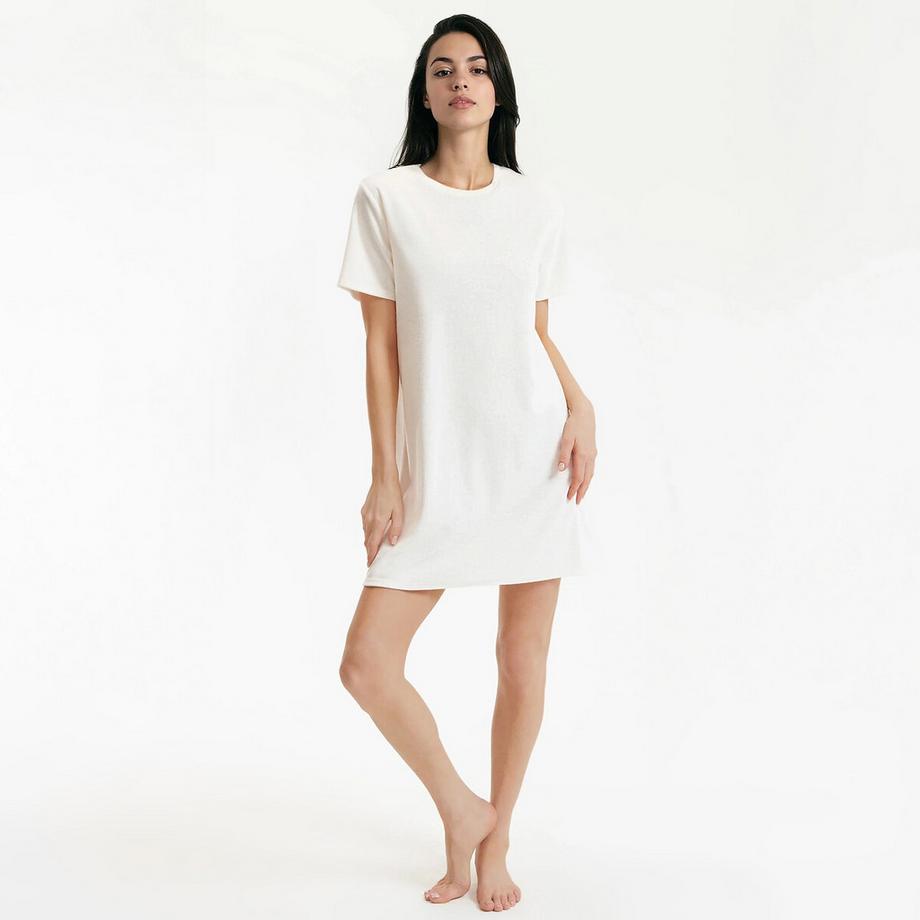 Chemise de nuit en maille éponge