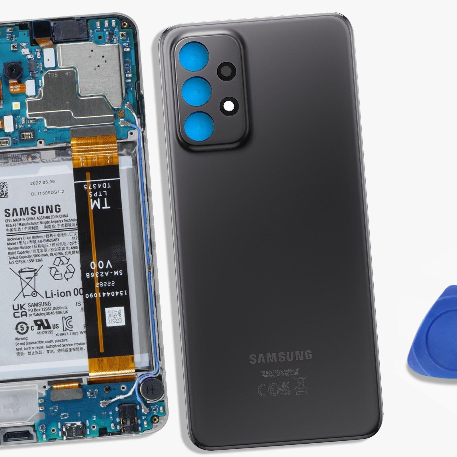 SAMSUNG  Cache Batterie Samsung A23 5G Noir 
