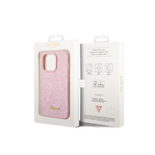 GUESS  Coque iPhone 14 Pro TPU Glitter Script 